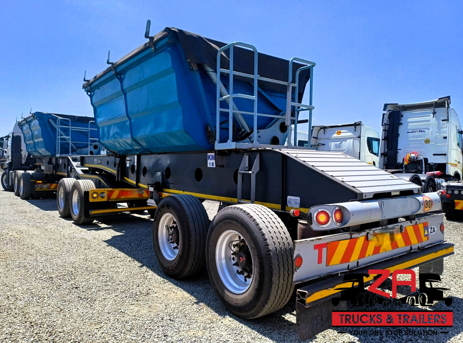 2021 AFRIT 18 CUBE SIDE TIPPER TRAILER #53359]